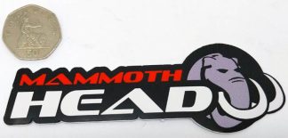 GRAPHIC MAMMOTH HEAD LOGO REGULAR STICKER (APPROX 130MM)