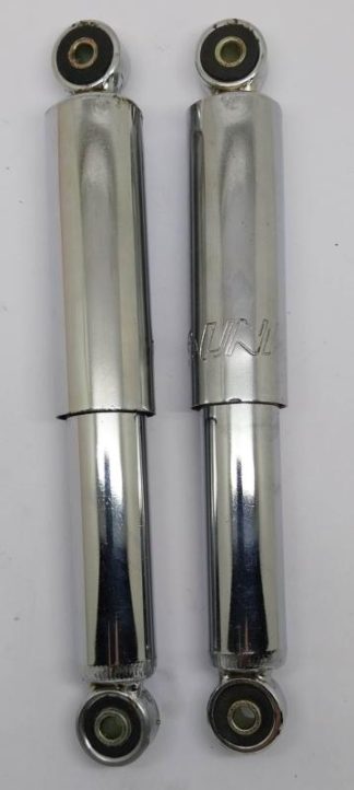 CHROME FRONT DAMPER SLIM STYLE PAIR SHOCK THIN 30MM DIAMETER