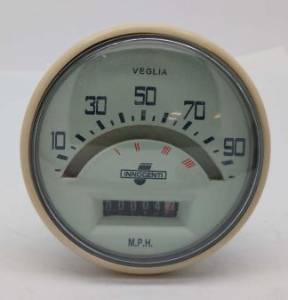 90 MPH SPEEDO SERIES 2 II METAL BACK ITALIAN SPEEDO CABLE TYPE