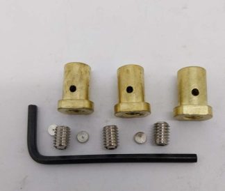 CABLE TRUNNION SET BRASS CLUTCH AND 2 GEAR 3MM ALLEN KEY SUPPLIED