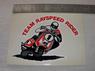 STICKER TEAM RAYSPEED LARGE (H-115MM W-155MM)