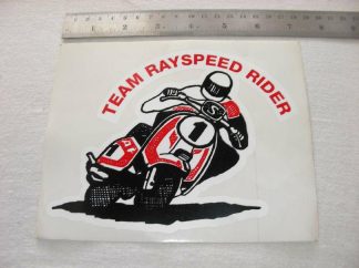 STICKER TEAM RAYSPEED X-LARGE (H-130MM W-170MM)