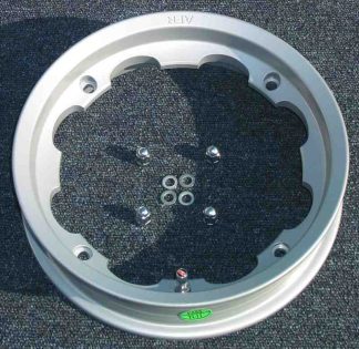ALUMINIUM TUBELESS WHEEL RIM SILVER NEW ALI AF