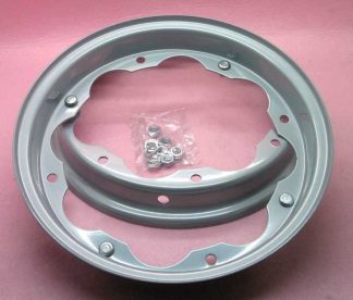 ITALIAN STD WHEEL RIM (SPLIT) SILVER (OLD STOCK (NOT N.O.S)) WHEEL