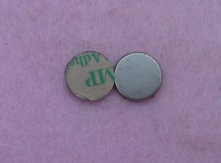 NEODYMIUM MAGNET N42 10MM X 1MM ADHESIVE BACK FOR SIP HALL EFFECT PICK UP