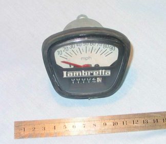 90 MPH SPEEDO (BLACK FACE) GP / SX METAL BACK INDIAN SPEEDO CABLE M10X1