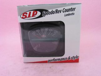 SIP SPEEDO BLACK FACE VERSION 2.0 REV COUNTER TEMP GAUGE