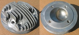 200CC CYLINDER HEAD (NEW TYPE) 8:1 COMPRESSION (IN HUT IN FRONT OF OLD TYPE)