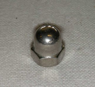 STAINLESS STEEL M6 DOMED NUT