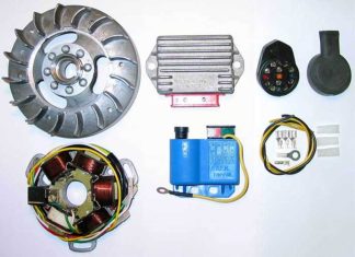 LI SX AF ELECTRONIC KIT WITH LIGHTENED FLYWHEEL, 12V AC (COMPLETE) (READSPEED STATOR)