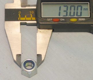 M8 NYLOC NUT P TYPE THICK