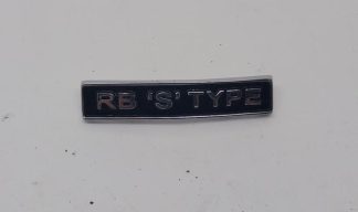 RB REAR FRAME BADGE METAL RB S TYPE