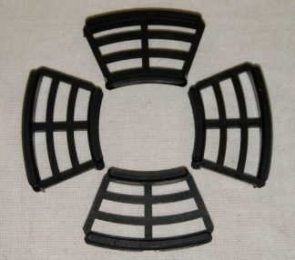 DISC BRAKE WINDOWS (SET OF 4) BLACK