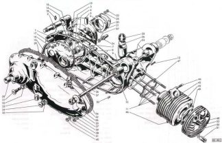 CRANKCASE STUD M8 / 13MM EXHAUST