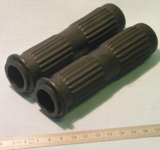TWIST GRIPS (PAIR) LONG SOFT BLACK