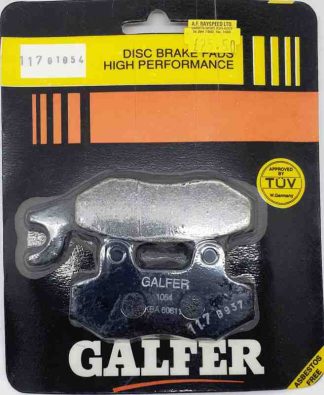 BRAKE PADS NISSIN HYDRAULIC FD117 G1054 GALFER DISC