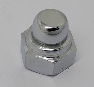 CHROME FRONT HUB DOMED NUT