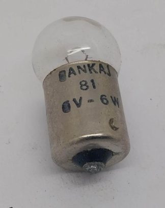 BULB BA15S 6 VOLT 6W