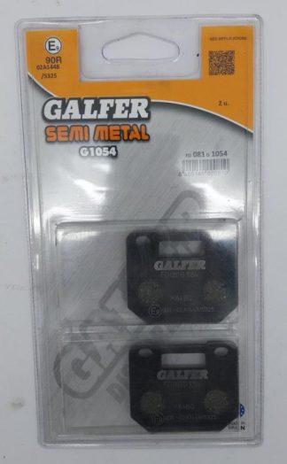 BRAKE PADS HYDRAULIC FD081 G1054 GALFER DISC 52,6x44,1x7,5 mm