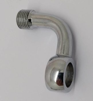 90 DEGREE LONG BANJO PWRHOSE+ VENHILL HYDRAULIC CHROME POWER HOSE PLUS M10