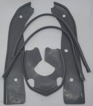 RUBBER SET, LEGSHIELD TO HORNCAST AND MUDGUARD 5 PIECES GREY