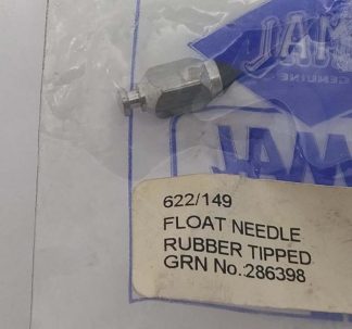 FLOAT NEEDLE AMAL RUBBER TIPPED 622/149