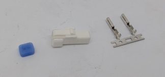 2 PIN WHITE SIP PLUG MALE FOR SIP SPEEDO / KOSO TEMPERATURE SENSORS