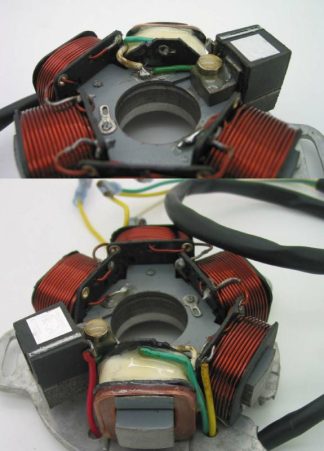 AF ELECTRONIC STATOR PLATE (12V) BLACK SLEEVING THE UNI STATOR IS BETTER 16346