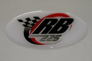 RB 225 JELL BUBBLE GRAPHIC BADGE STICKER RB225 GELL