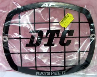 HEADLIGHT GRILL DTC BLACK WITH 2 X FITTING SCREWS