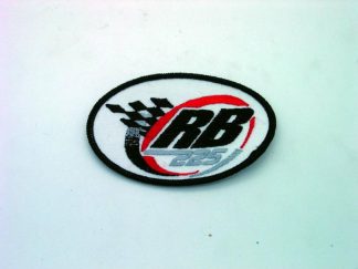RB225 PATCH BLACK BOARDER OVAL