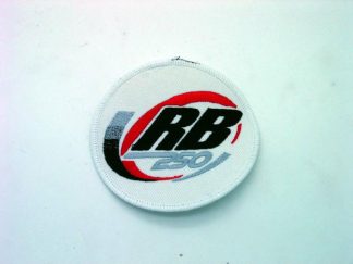 RB250 PATCH WHITE BOARDER ROUND 10CM DIAM APPROX