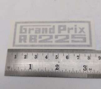 GRAND PRIX RB225 STYLE 4 SILVER STICKER GRAPHIC RB22 SMALL (STD)