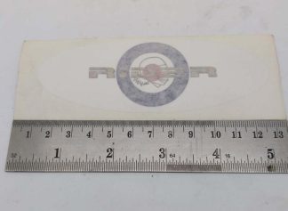 TARGET HELMET RIDER GRAPHIC STICKER SMALL (APPROX 120MM)