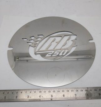 RB250 CARRIER WHEEL STAINLESS INSERT EMBELLISHER REAR (ALLOY RIM ONLY) SPARE WHEEL