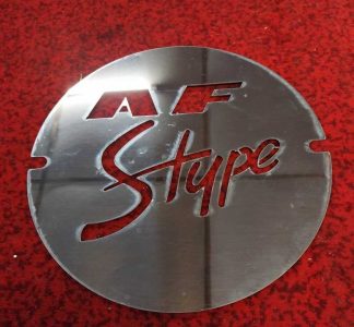 AF 'S' TYPE CARRIER WHEEL STAINLESS INSERT EMBELLISHER REAR (ALLOY RIM ONLY) SPARE