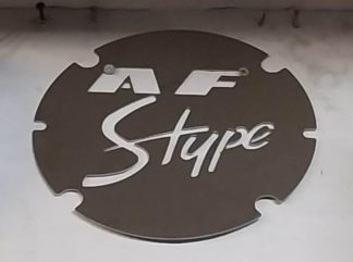 AF 'S' TYPE CARRIER WHEEL STAINLESS INSERT EMBELLISHER REAR (SPLIT RIM ONLY) SPARE