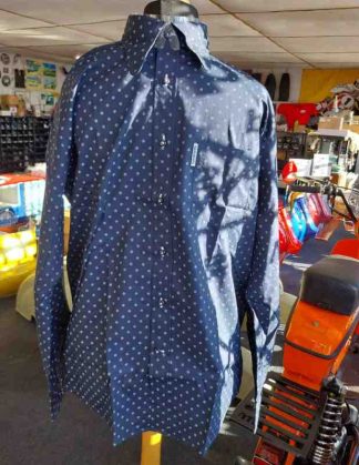 LAMBRETTA L/S MENS SHIRT 5867 100% COTTON TARGET SIZE L