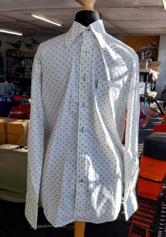 LAMBRETTA L/S MENS SHIRT 5867 PUTTY 100% COTTON TARGET STIPULATE SIZE (M/L/XL)