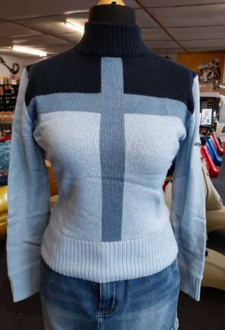 LAMBRETTA LADIES JUMPER POWDER 6830 50%LAMBSWOOL/50%COTTON SIZE 10