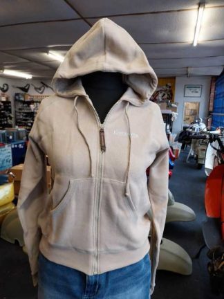 LAMBRETTA LADIES HOODIE 370 CAMEL STIPULATE SIZE (10/12) 50%COTTON/50%POLYESTER