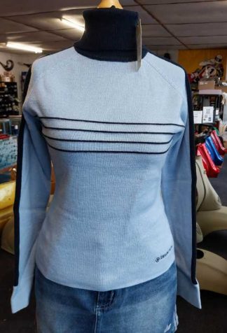 LAMBRETTA LADIES ROLLNECK 6826 POWDER 70%COTTON/30%ACRYLIC STIPULATE SIZE (12/14/16)