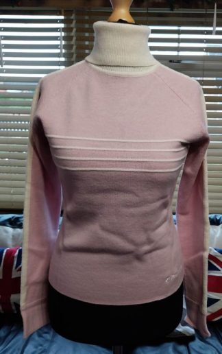LAMBRETTA LADIES ROLLNECK 6826 PINK 70%COTTON/30%ACRYLIC STIPULATE SIZE (10/12)