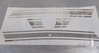 CHROME GP PANEL STRIPES LEFT AND RIGHT GRAPHIC STICKER