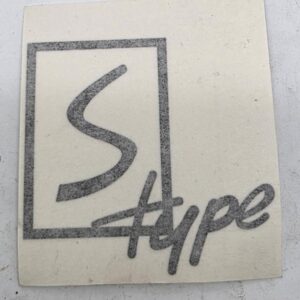 S Type Graphic Sticker Black In Box