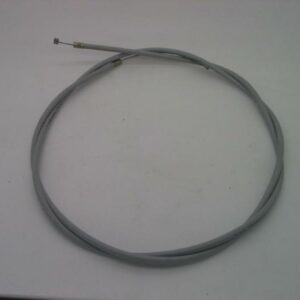 Extra Long Throttle Cable Grey (Amal Dellorto) With Trunnion At Pulley End