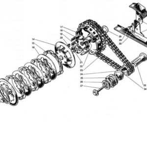 Chain Guide Bolt M6 / 10Mm