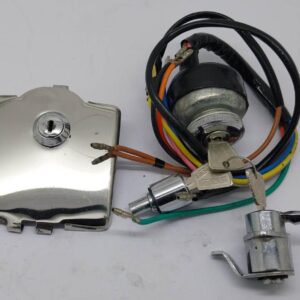 LOCK SET 4 PIECES STEERING, IGNITION, TOOLBOX, AND PETROL FLAP (NOT GP)