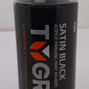 Satin Black Acrylic Paint Tygris