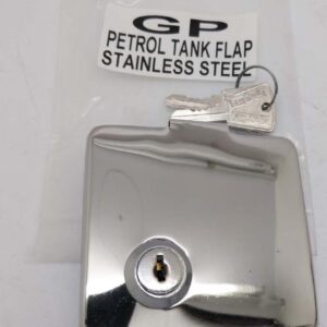 Stainless Steel Gp Petrol Flap With Lock (No Split Pin)